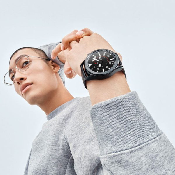 ساعت هوشمند سامسونگ مدل Galaxy Watch3 SM-R840 45mm بند چرمی