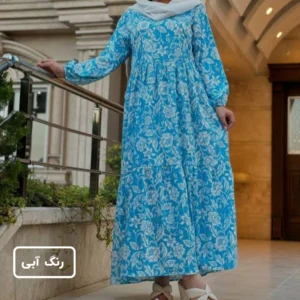 خرید پیراهن ساحلی طرح فلور آتی | وارداتی شیک (فری‌سایز ۳۸ تا ۴۸)